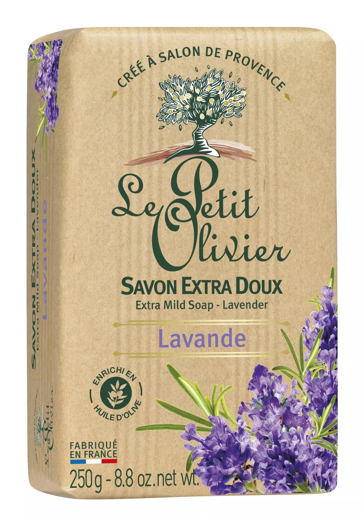 Savon extra doux – lavande 250g