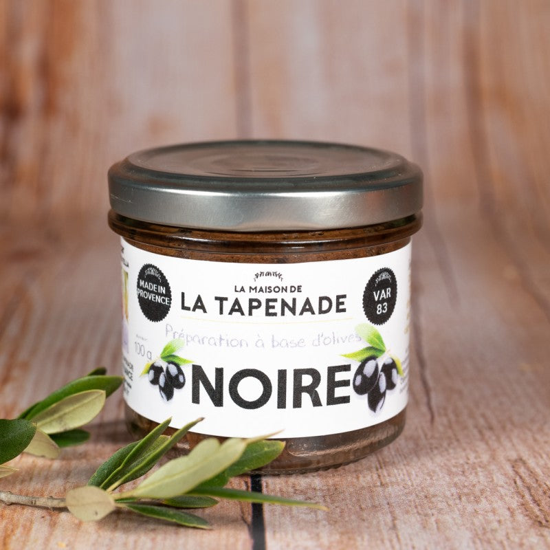 Tapenade Noire (Pâte d'Olive Noire) – 100g