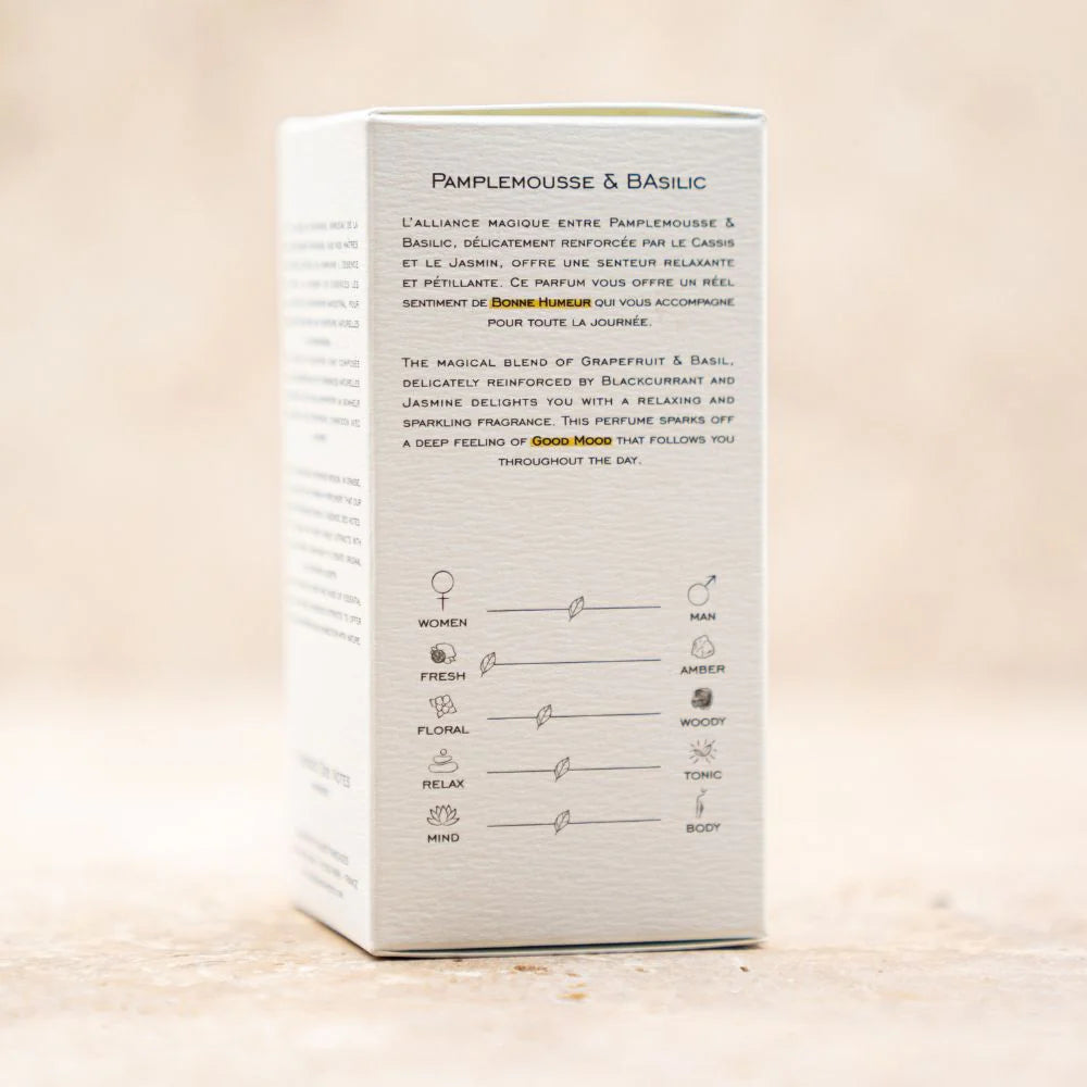 Pamplemousse & Basilic – Le parfum bien-être de L'Essence des Notes (30 ml)
