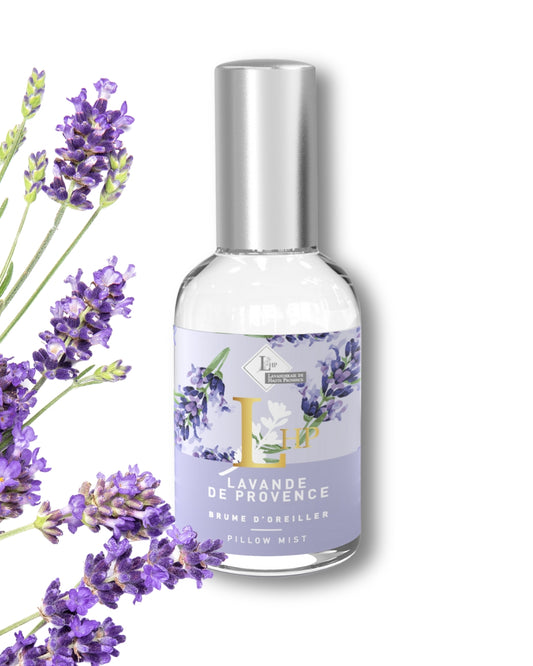 Spray d'oreiller relaxant à la lavande (50 ml)